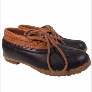 CABELAS Rubber Leather Ankle Duck Boots Rain Muck